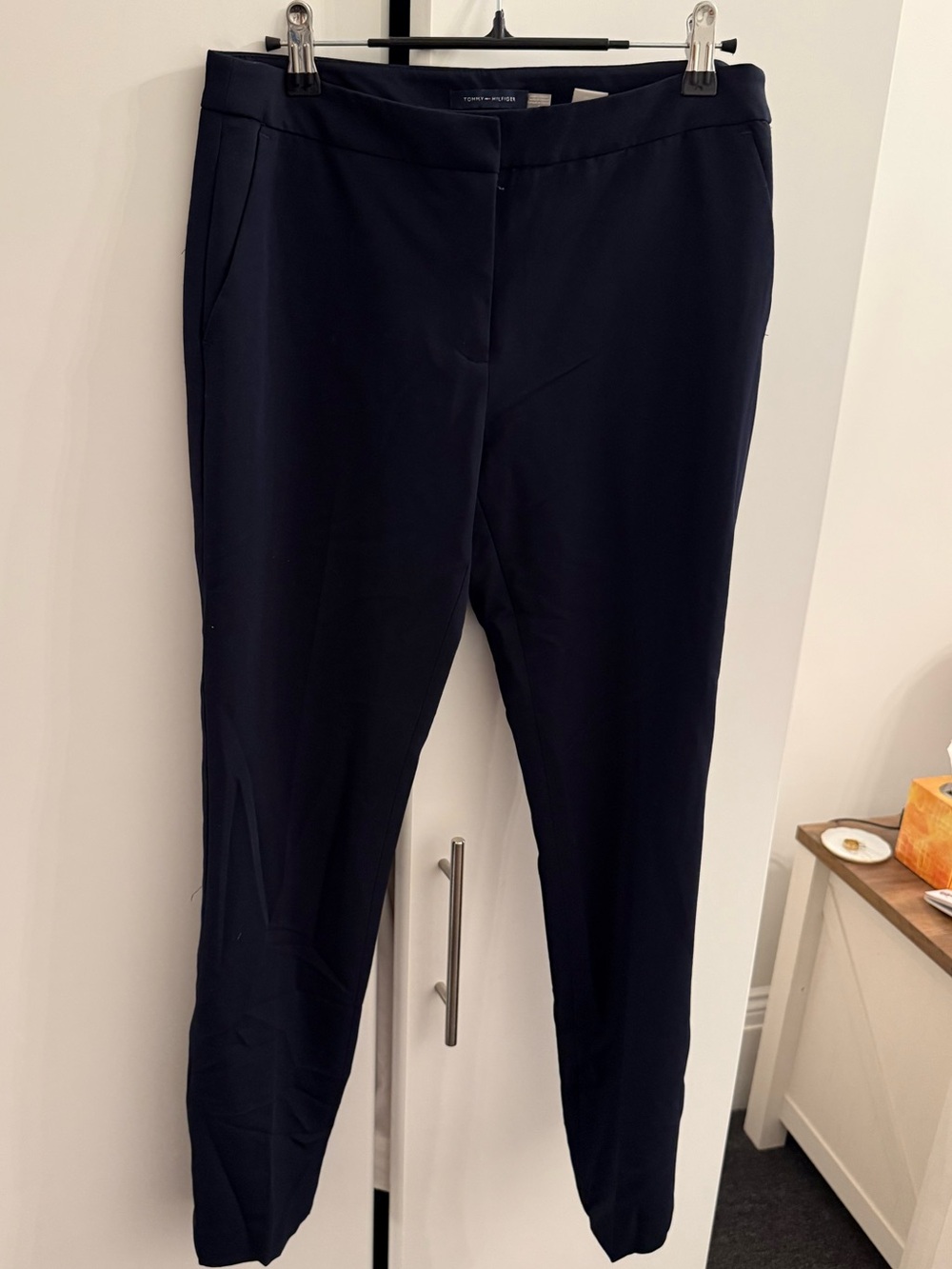 Tommy Hilfiger Navy Straight Leg Dress Pants
